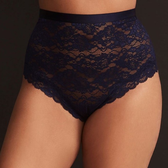 torrid Other - Torrid High Waist Pinup Lace Cheeky Panty - Navy